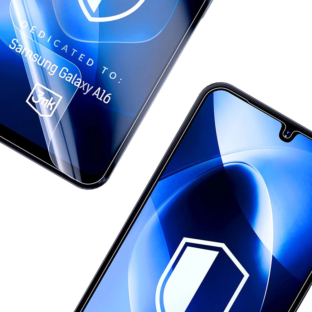 Folia ochronna na ekran 3MK FlexibleGlass dla Samsung Galaxy A26 A266 / A16 5G A166 / A16 4G A165 / M16 M166, Szkło Elastyczne, Pełne Klejenie