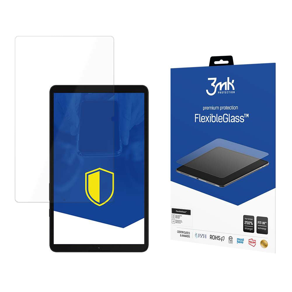 Folia ochronna na ekran 3MK FlexibleGlass do Samsung Galaxy Tab A11+ / Tab A9+, elastyczne szkło, pełna warstwa kleju