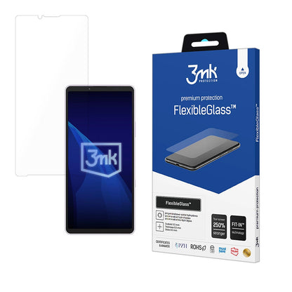 Folia ochronna na ekran 3MK FlexibleGlass do Sony Xperia 10 VIII, elastyczne szkło, pełna warstwa kleju