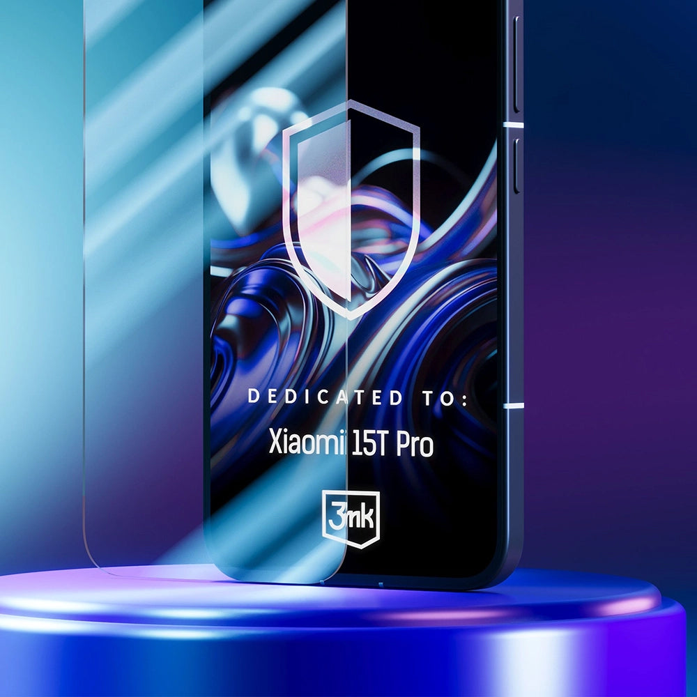 Folia ochronna do ekranu 3MK FlexibleGlass dla Xiaomi 15T Pro, Szkło Elastyczne, Pełne Klejenie