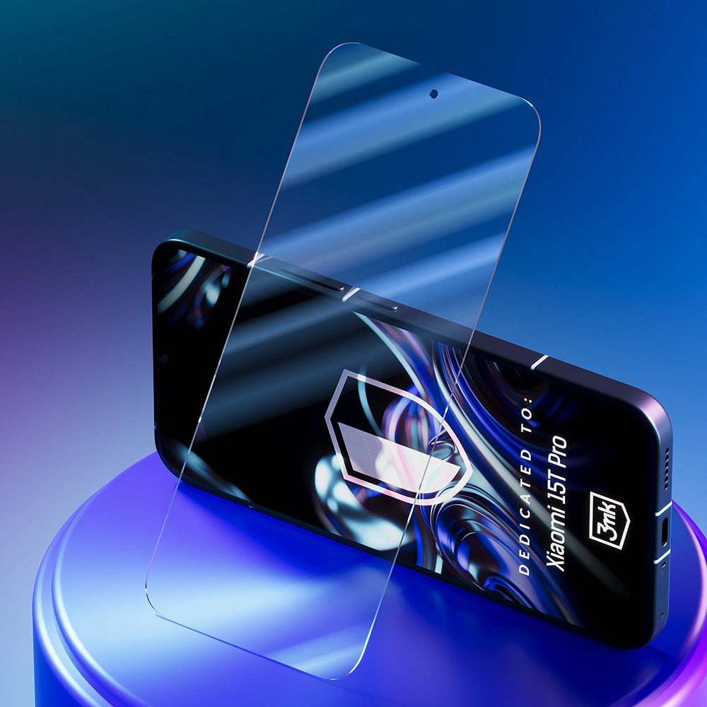 Folia ochronna do ekranu 3MK FlexibleGlass dla Xiaomi 15T Pro, Szkło Elastyczne, Pełne Klejenie