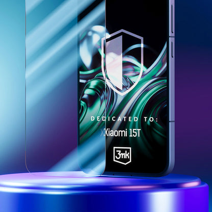 Folia ochronna do ekranu 3MK FlexibleGlass dla Xiaomi 15T, Szkło Elastyczne, Pełne Klejenie