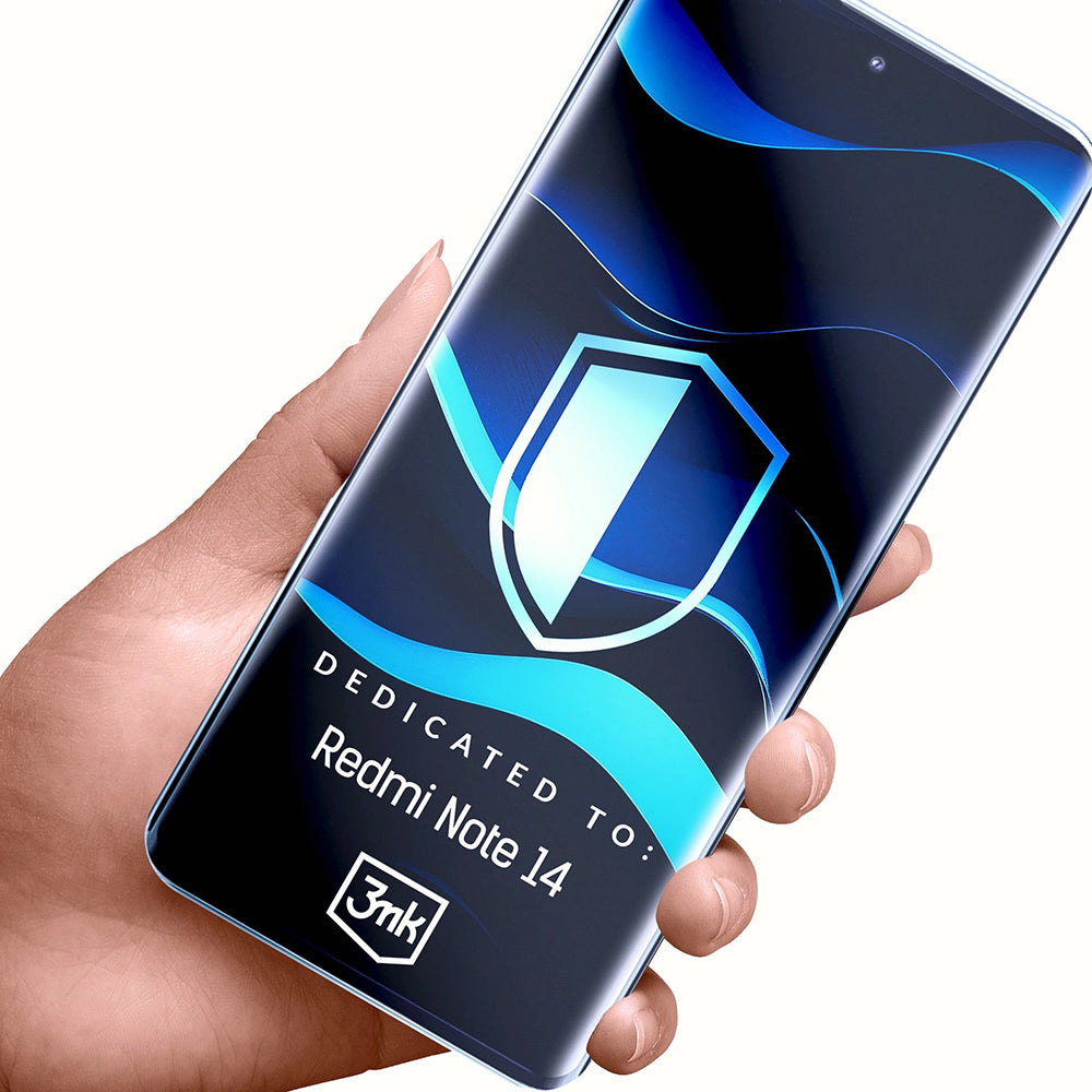 3MK FlexibleGlass Screen Protector for Xiaomi Redmi Note 14 4G (Standard), Flexible Glass, Full Glue