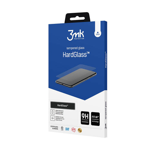 Folia ochronna na ekran 3MK HardGlass do Apple iPhone 15, szkło hartowane, pełna klejność