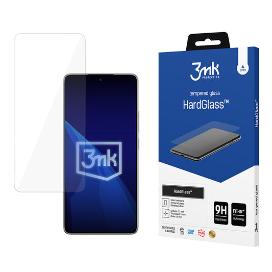Folia ochronna na ekran 3MK HardGlass do Xiaomi 14T Pro / 14T, szkło hartowane, pełna klejność