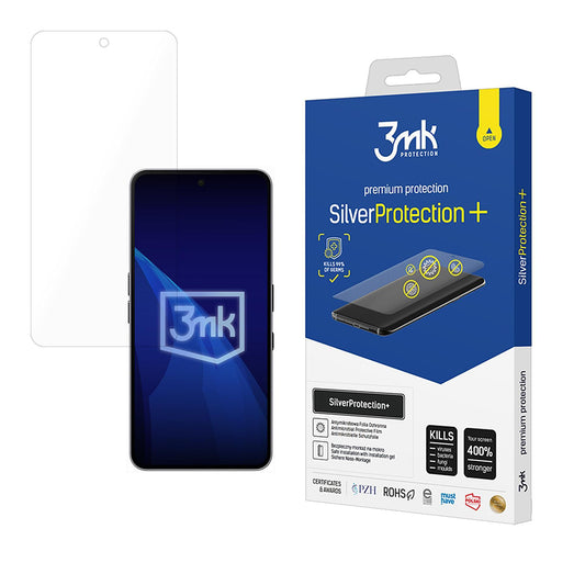 Folia ochronna na ekran 3MK Silver Protect+ do Nothing Phone (3a) / Phone (3a) Pro, plastikowa