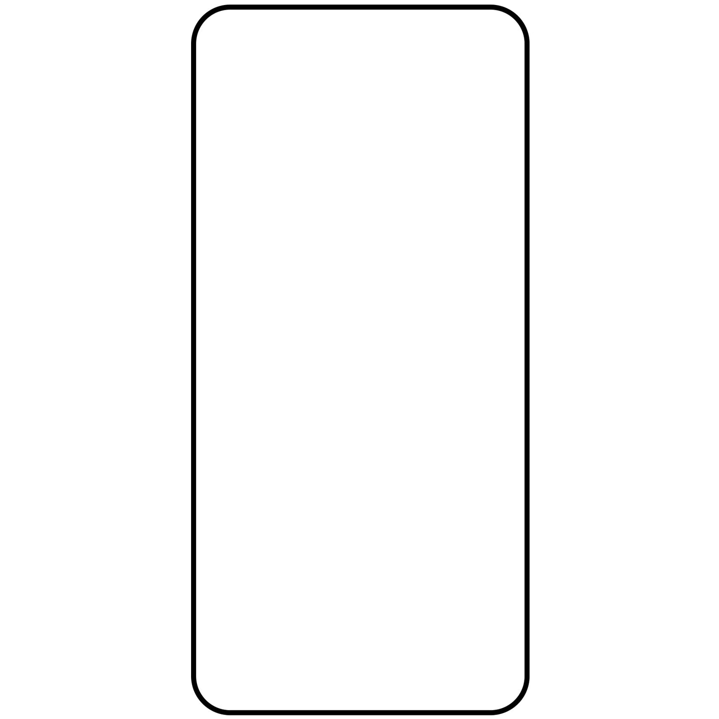 Folia ochronna na ekran Blue Shield dla Motorola Edge 50 Neo, Hartowane szkło, Pełne klejenie, Kompatybilna z etui, Czarna