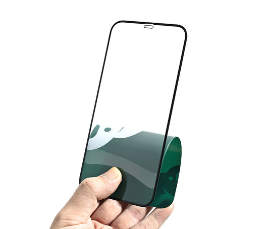 Folia ochronna na ekran Bear Super Hard do Apple iPhone 17, szkło hartowane, pełna warstwa kleju, 3D, czarna