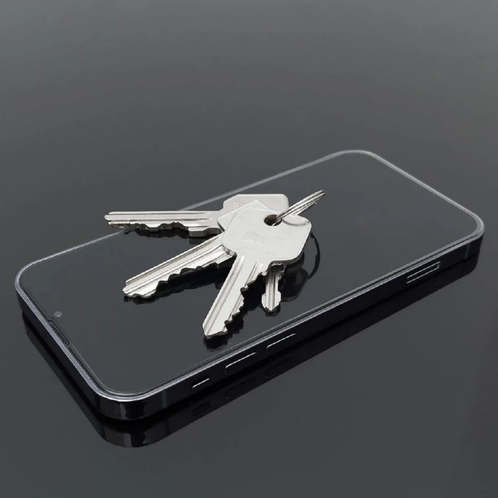 Folia ochronna na ekran Privacy WZK AntiSpy do Apple iPhone 15 Pro, szkło hartowane, pełna warstwa kleju