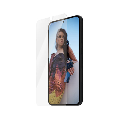 Folia ochronna na ekran PanzerGlass Safe. Ultra-Wide Fit EasyAligner do Samsung Galaxy S25+ S936, szkło hartowane, pełna warstwa kleju, ponownie zapakowane
