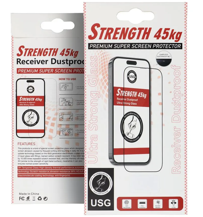 Folia ochronna na ekran OEM Ultra Strong 45KG do Apple iPhone 12 Pro Max, szkło hartowane, pełna klej, 2.5D, czarna