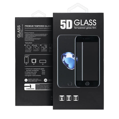 Folia ochronna na ekran Privacy OEM do Apple iPhone 18 Pro, szkło hartowane, Full Glue, 5D, czarna