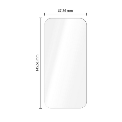 Tech-Protect OneTouch Screen Protector for Apple iPhone 18 Pro Max / 17 Pro Max, Tempered Glass, Full Glue, Set of 2 pieces