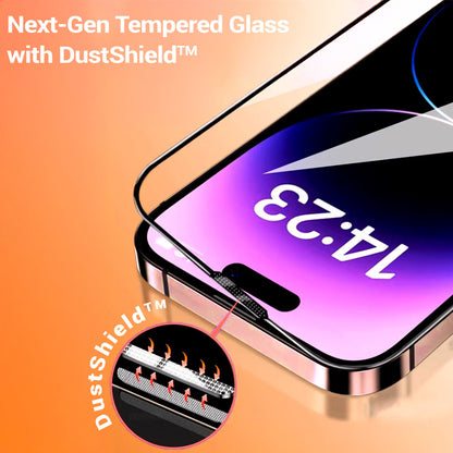 Szkło ochronne na ekran Tel Protect 10X HD Plus Titanium do Apple iPhone 18 Pro / 17 Pro, szkło hartowane, pełna warstwa kleju, czarne