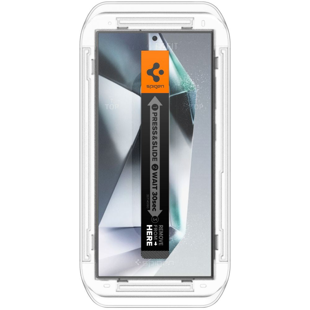 Spigen EZ FIT Privacy Screen Protector dla Samsung Galaxy S24 Ultra S928, szkło ochronne, pełny klej, zestaw 2 sztuk 