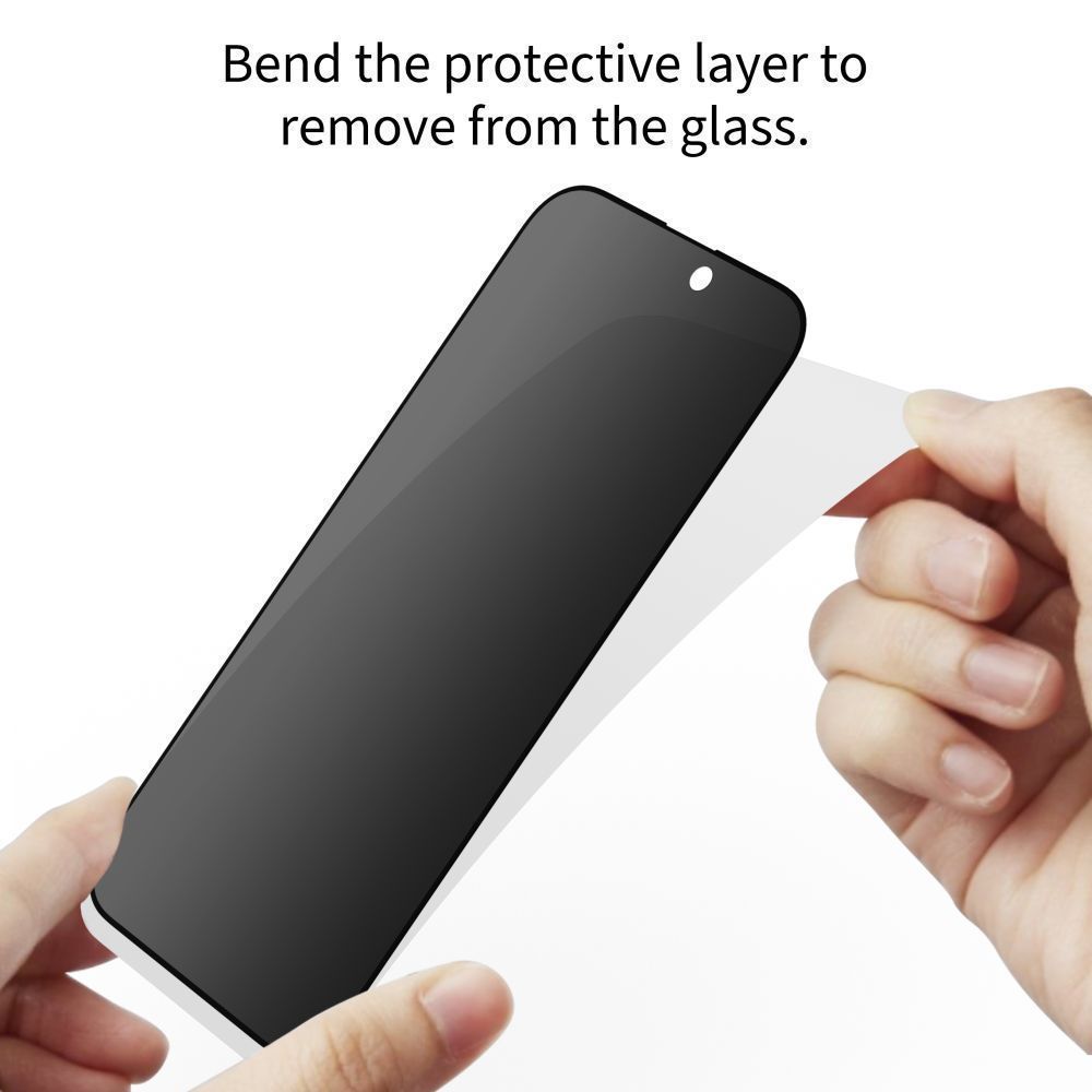 Folia ochronna do ekranu Privacy Tech-Protect Spy+ dla Samsung Galaxy S26 Ultra S948, Szkło Hartowane, Pełne Klejenie, Zestaw 2 sztuki