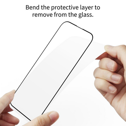 Folia ochronna na ekran Tech-Protect FIT+ do Motorola Moto G77 / G67, szkło hartowane, pełna klej, zestaw 2 sztuki, 2.5D, czarna