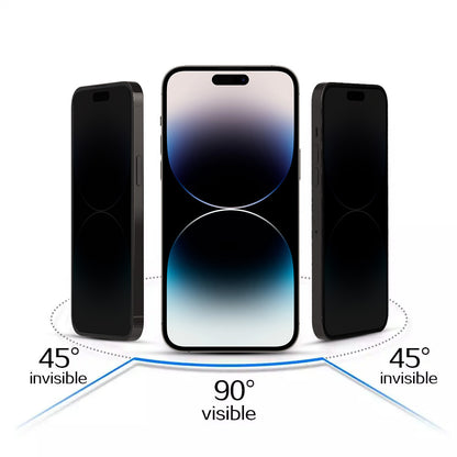 Szkło ochronne na ekran Privacy Tel Protect 10X Plus Titanium do Apple iPhone 17 / 16 Pro, szkło hartowane, pełna warstwa klejąca