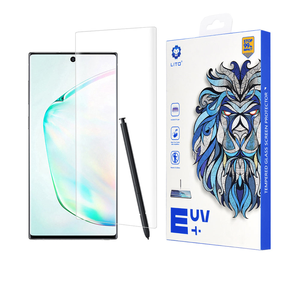 Folia ochronna na ekran Lito do Samsung Galaxy Note 10+ 5G N976 / Note 10+ N975, szkło hartowane, klej UV, 3D
