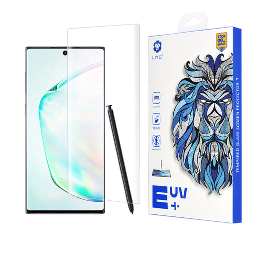 Folia ochronna na ekran Lito do Samsung Galaxy Note 10+ 5G N976 / Note 10+ N975, szkło hartowane, klej UV, 3D
