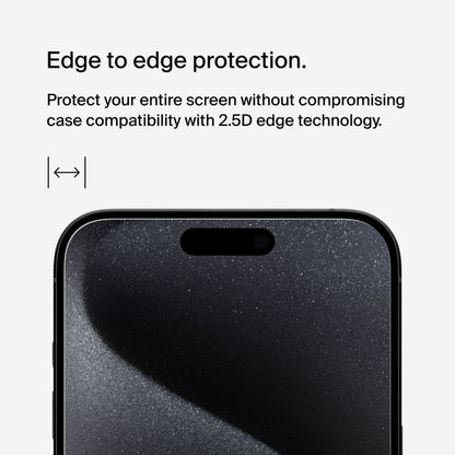 Folia ochronna na ekran Belkin ScreenForce UltraGlass 2 do Apple iPhone 15 Pro Max, szkło hartowane, pełna warstwa kleju OVA134zz