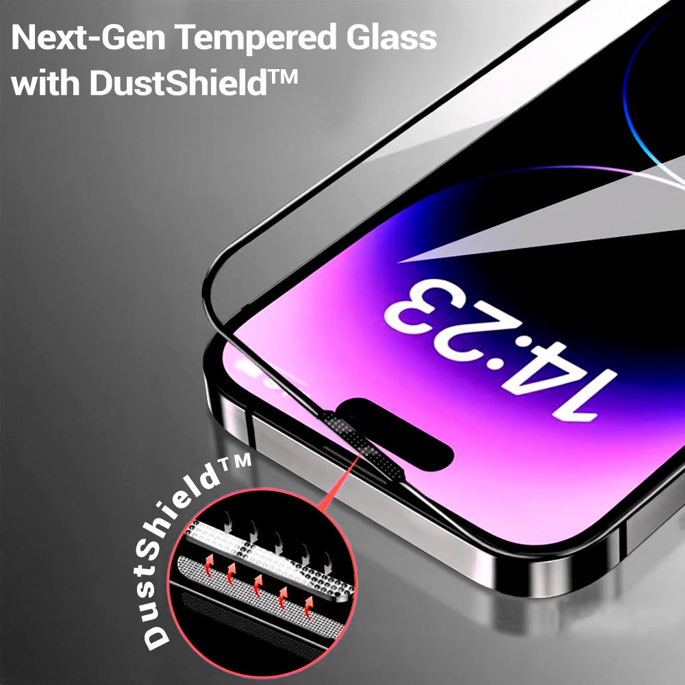 Szkło ochronne na ekran Privacy Tel Protect 10X Plus Titanium do Apple iPhone 17 / 16 Pro, szkło hartowane, pełna warstwa klejąca