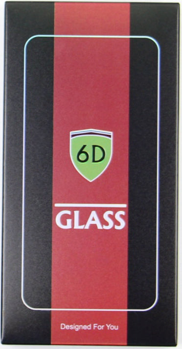 OEM Screen Protector Film for Apple iPhone 17e / 16e / 14 / 13 Pro, Tempered Glass, Full Glue, Set of 10 pieces, 6D, Black