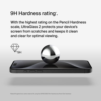 Folia ochronna na ekran Belkin ScreenForce UltraGlass 2 do Apple iPhone 15 Pro Max, szkło hartowane, pełna warstwa kleju OVA134zz