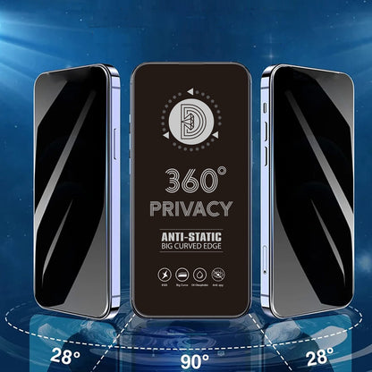 Folia ochronna na ekran Privacy OEM 360 do Samsung Galaxy A37 5G, szkło hartowane, pełna warstwa kleju