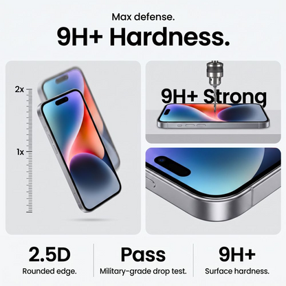 Folia ochronna na ekran Tech-Protect OneTouch do Apple iPhone 18 Pro / 17 Pro, szkło hartowane, pełna klej, zestaw 2 sztuki