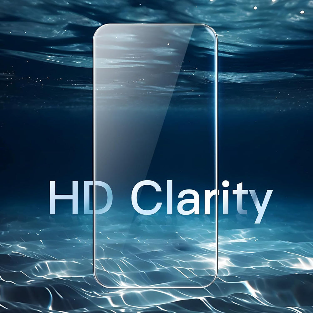 Anank 1X Reinforced Screen Protector for Apple iPhone 16 Pro, Tempered Glass, Full Glue, 3D, Set of 10 pieces