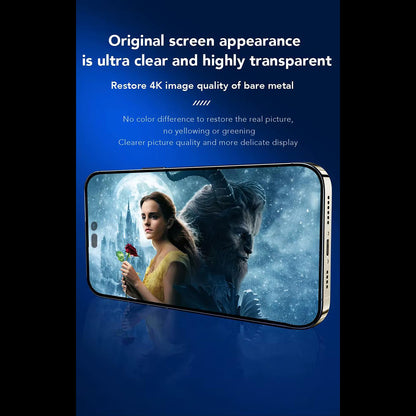 Folia ochronna na ekran Anank 3X Reinforced do Apple iPhone 16 Pro, szkło hartowane, pełna klej, 2.5D, czarna