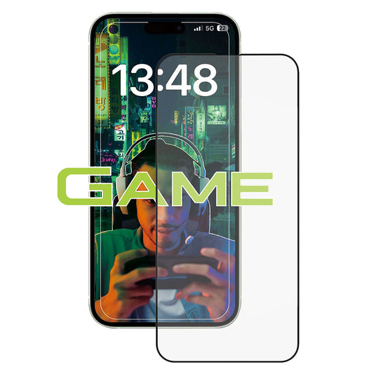 Folia ochronna na ekran Anank Anti-Fingerprint do Apple iPhone 15 Pro Max, szkło hartowane, pełna warstwa kleju, 2.5D, czarna