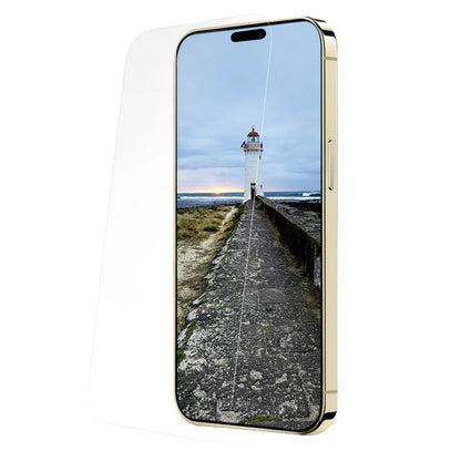 Folia ochronna na ekran Anank do Apple iPhone 15 Pro, szkło hartowane, pełna klej, 3D, zestaw 10 sztuk