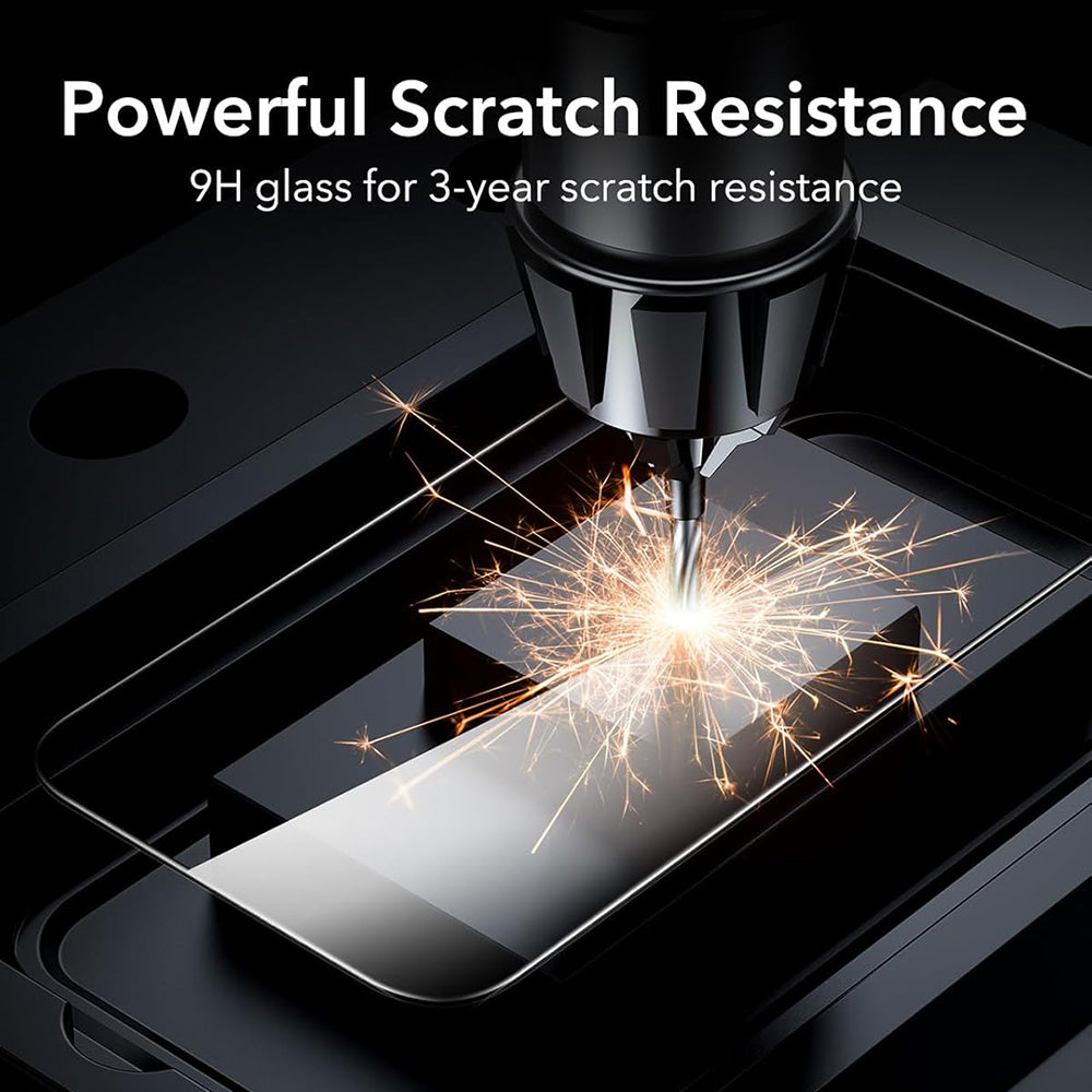 Folia ochronna na ekran Anank do Apple iPhone 15 Pro, szkło hartowane, pełna klej, 3D, zestaw 10 sztuk