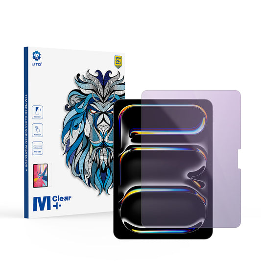 Folia ochronna na ekran Anti Blue Light Lito Classic do Apple iPad Pro 11 (2024), szkło hartowane, pełna klejność, 2.5D