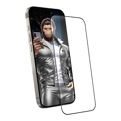Folia ochronna na ekran Blueo Anti-Static HD do Apple iPhone 11 / XR, szkło hartowane, pełna klej, czarna