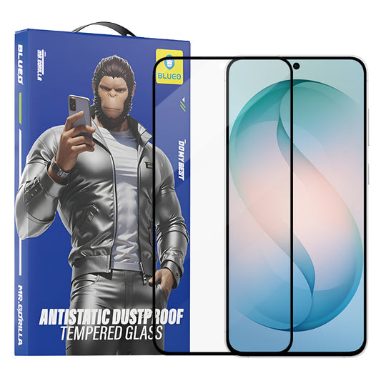 Folia ochronna Blueo Anti-Static HD na ekran dla Samsung Galaxy S26 Plus S947, Hartowane szkło, Pełne klejenie, Czarna