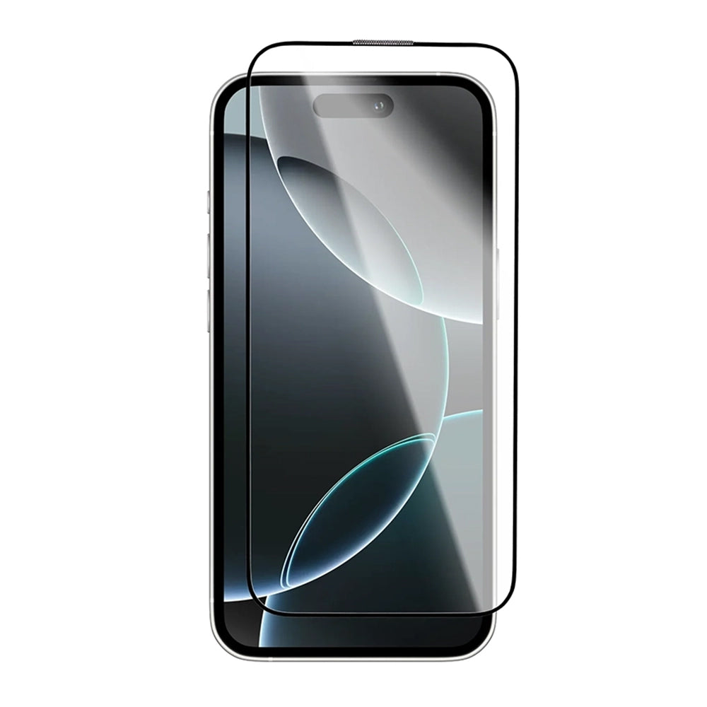 Folia ochronna na ekran Blueo Crystal Anti-Scratch do Apple iPhone 16 Pro, szkło hartowane, pełna klej, czarna