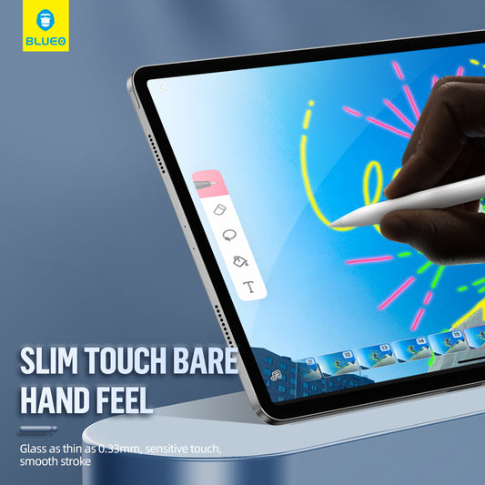 Folia ochronna na ekran Blueo HD Applicator Pro do Apple iPad Pro 13 (2024), szkło hartowane, pełna warstwa kleju