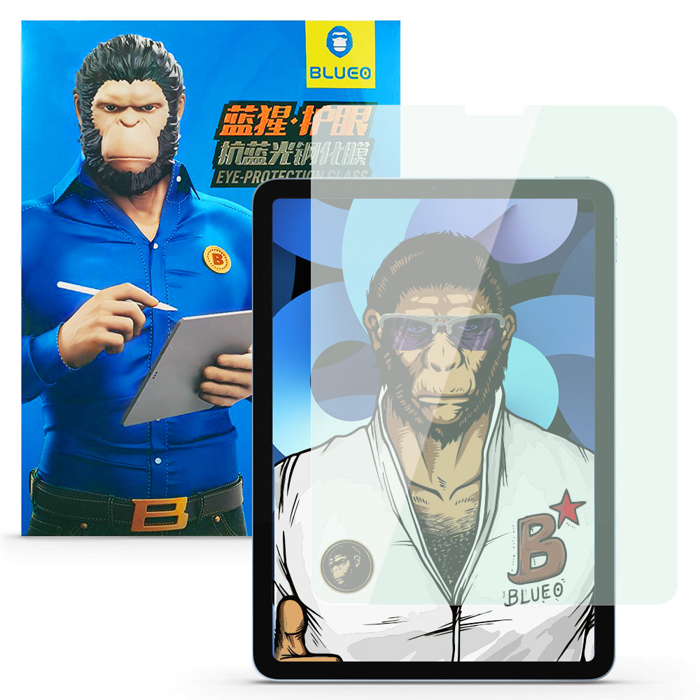 Folia ochronna Blueo na ekran dla Apple iPad Pro 12.9 (2022) / Pro 12.9 (2021) / Pro 12.9 (2020), Hartowane szkło, Pełne klejenie