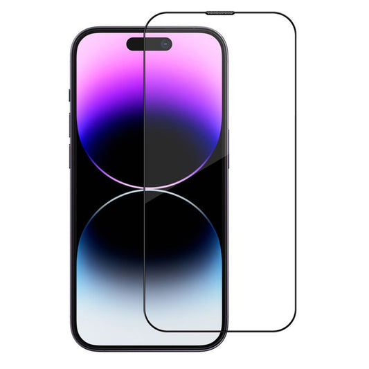 Folia ochronna na ekran Blueo Sapphire Applicator Pro do Apple iPhone 15 Pro, szkło hartowane, pełna klej, czarna
