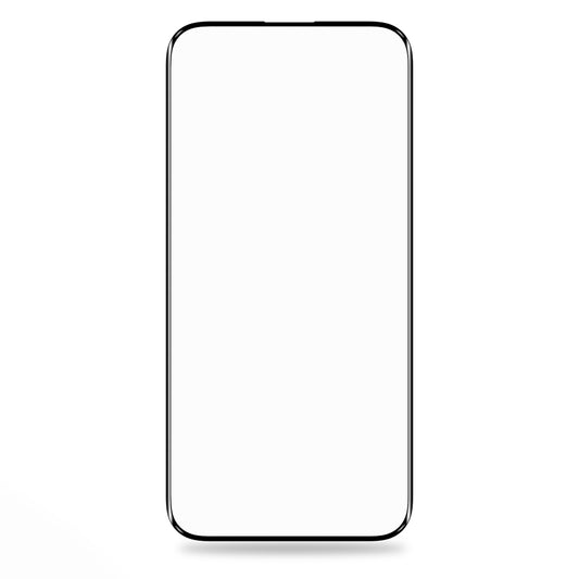 Folia ochronna na ekran Blueo Silk HD do Apple iPhone 16 / 15, szkło hartowane, pełna klej, zestaw 5 sztuk, 2.5D, czarna