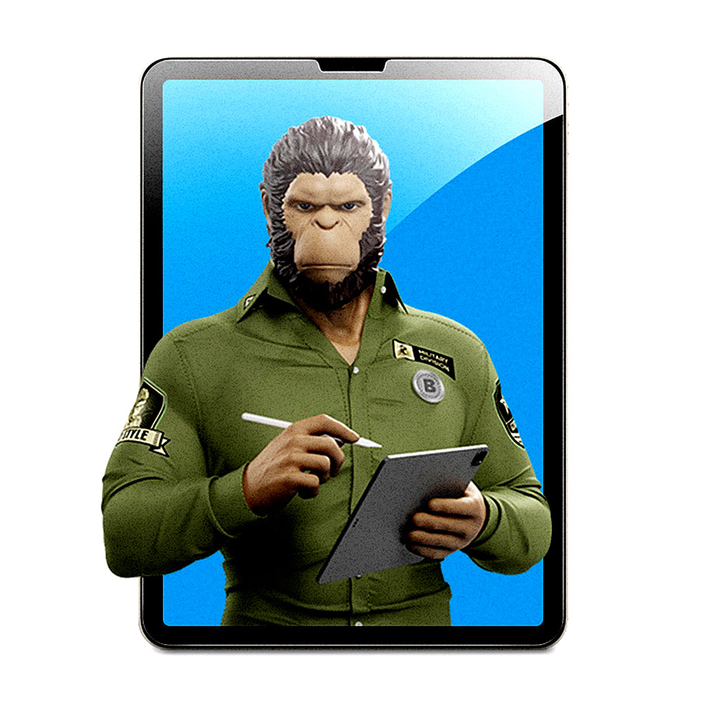 Folia ochronna na ekran Blueo Special Writing do Apple iPad 10.2 (2021) / 10.2 (2020) / 10.2 (2019), plastikowa