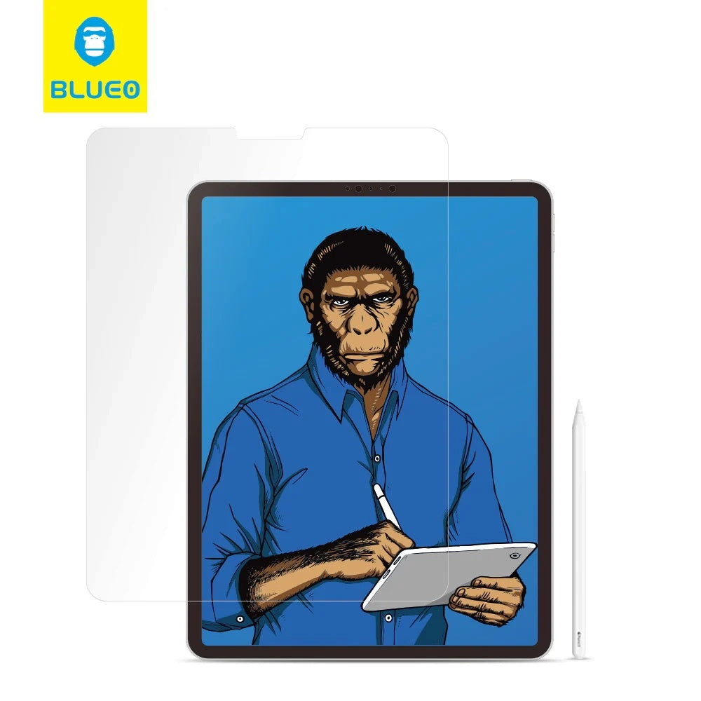 Folia ochronna na ekran Blueo Special Writing dla Apple iPad Pro 12.9 (2022) / Pro 12.9 (2021) / Pro 12.9 (2020), Plastikowa