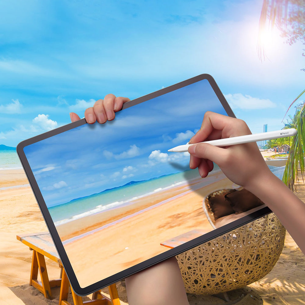 Folia ochronna na ekran Blueo Special Writing dla Apple iPad Pro 12.9 (2022) / Pro 12.9 (2021) / Pro 12.9 (2020), Plastikowa