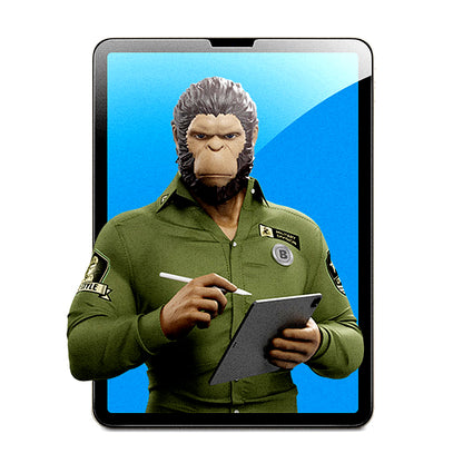 Folia ochronna na ekran Blueo Special Writing dla Apple iPad Pro 12.9 (2022) / Pro 12.9 (2021) / Pro 12.9 (2020), Plastikowa