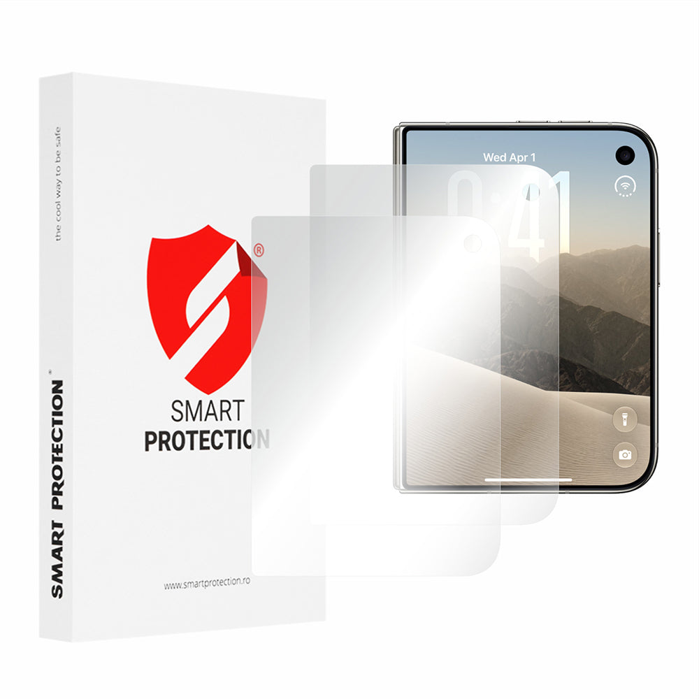 Folia ochronna na ekran zewnętrzny Smart Protection Premium Classic do Apple iPhone Duo, plastik, zestaw 2 sztuki