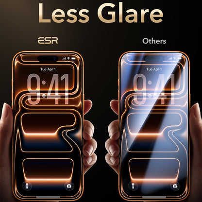 ESR Armorite Pro UltraFit Screen Protector for Apple iPhone 18 Pro Max / 17 Pro Max, Tempered Glass, Full Glue, Black