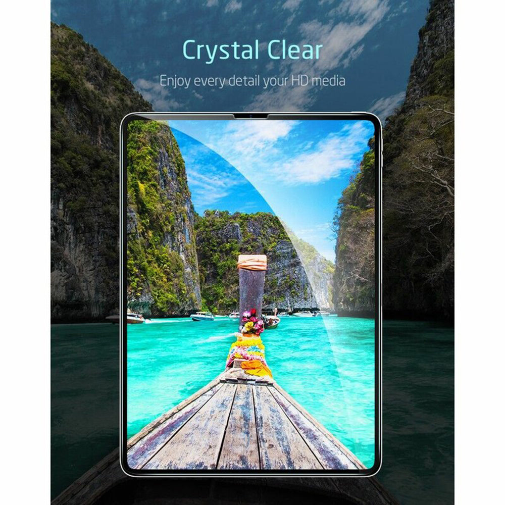 Folia ochronna ESR na ekran dla Apple iPad Air (2022) / Pro 11 (2021) / Air (2020), Hartowane szkło, Pełne klejenie, Zestaw 2 sztuki